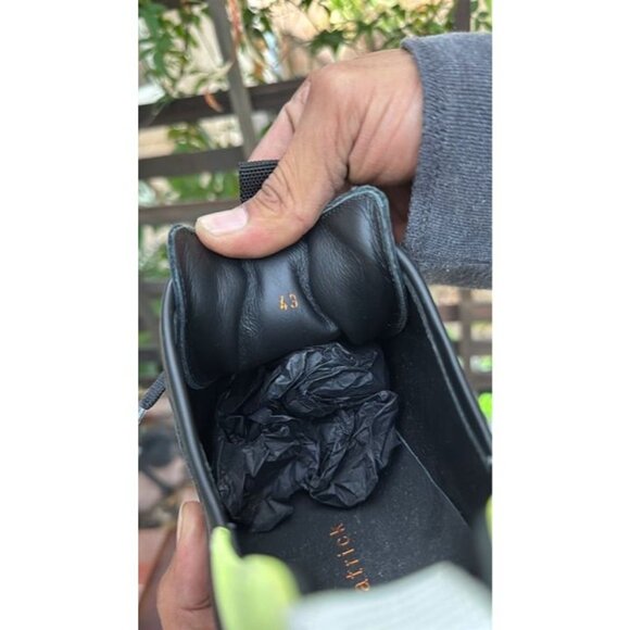 DANIEL PATRICK Size 10 (43) Men's Low Top Shoes Designer Used BLACK - Picture 7 of 7